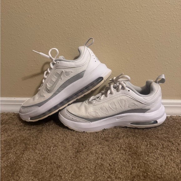 Nike Air Max White and Gray Sneakers - Picture 3 of 3